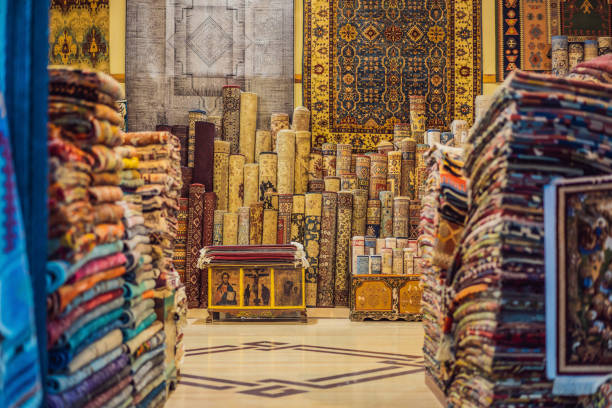 Turkish carpet market. Turkish carpets for sale.