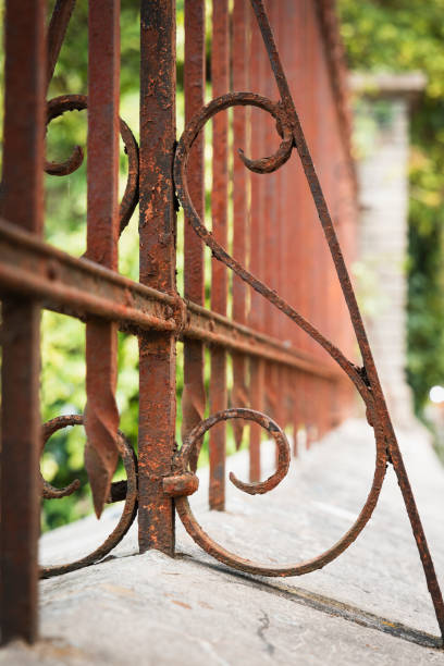 antique wrought iron fence