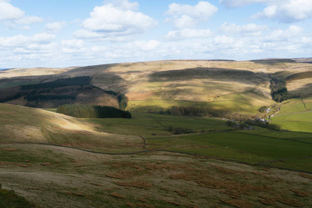 istock Expansive Countryside View with Rolling Hills and Green Fields 2192366327