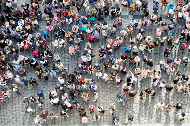 istock Crowd of People from Directly Above 2192368039