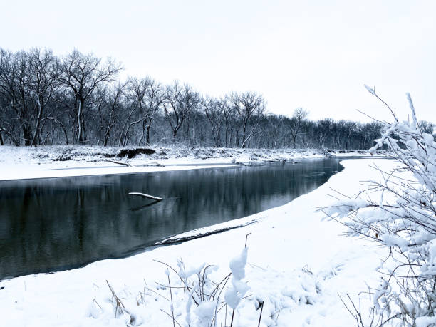 istock Des Moines Water Works Park Winter View 2192369187