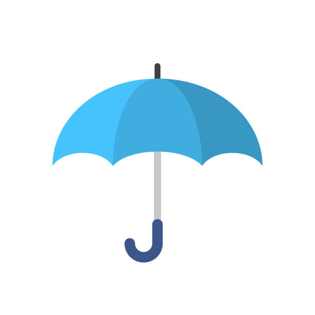 Vector umbrella icon. Carefully layered and grouped for easy editing.