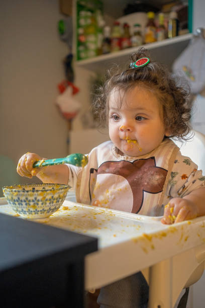 istock Curious Baby at Meal Time 2192372272