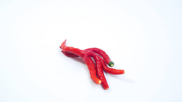 istock Fresh Red Chili Peppers on White Background 2192378215