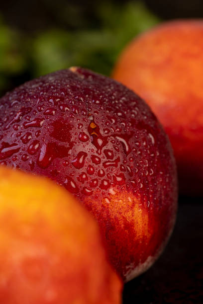 ripe and sweet nectarine fruit on the table