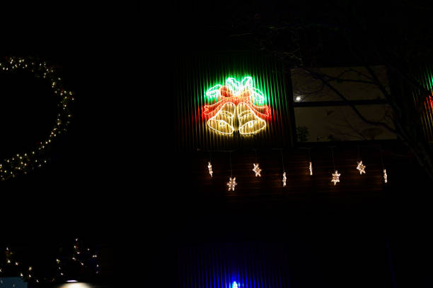 A Seattle home is decorated for Christmas with lights and decor.