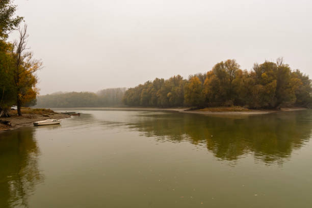 Danube river in Baja in November