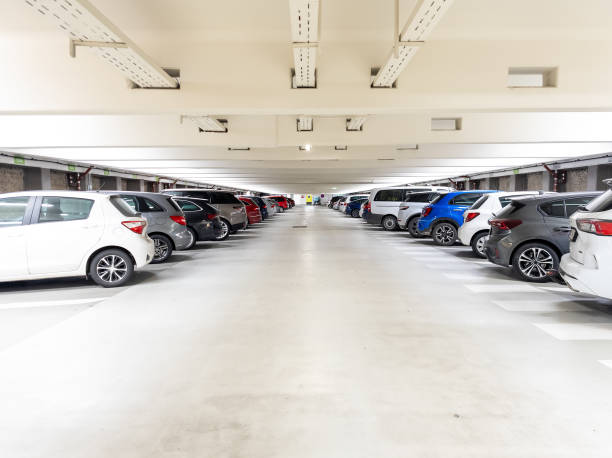 istock Underground parking for cars 2192401341