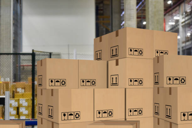 brown paper box packaging for design