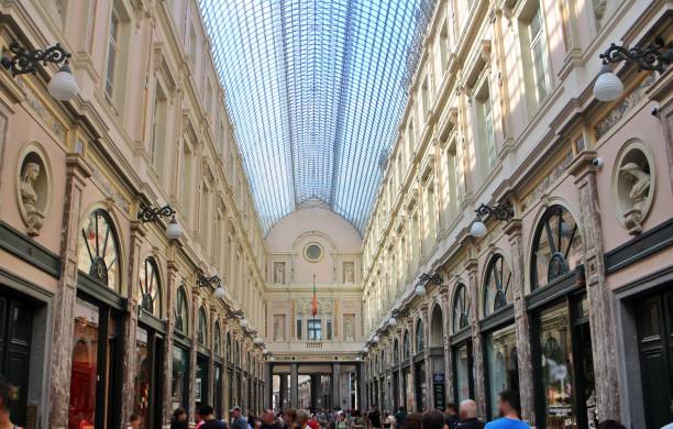 Royal Saint-Hubert Galleries in Brussels, Belgium