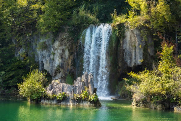 istock Waterfall in Plitvice National Park, Croatia 2192411366