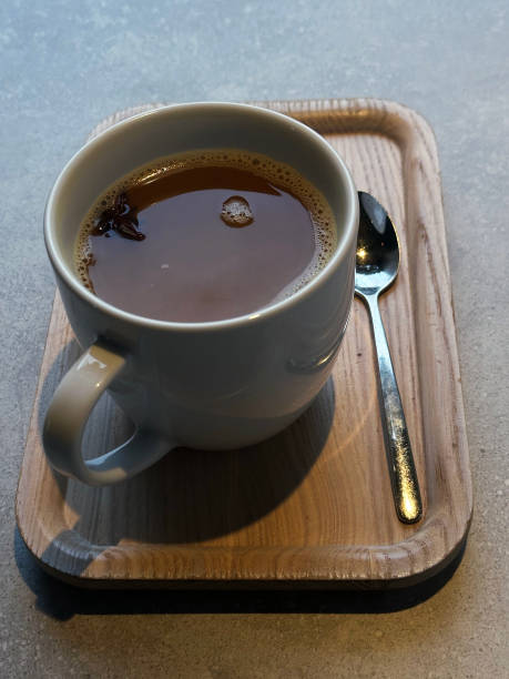 istock cup of tea with metal spoon 2192415491