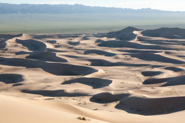 istock Khongoryn Els sand dunes landscape, Mongolia. Gobi desert 2192418346