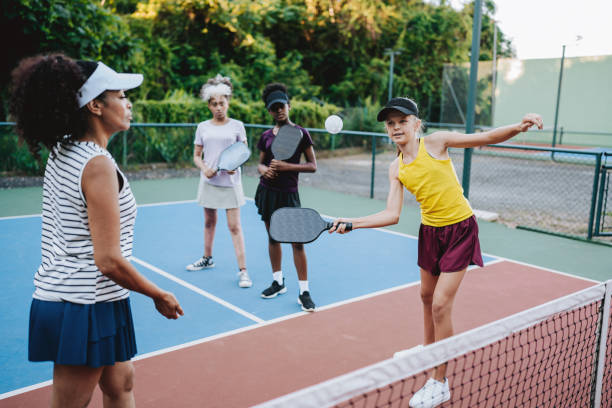 istock kids learning to play pickleball 2192419232
