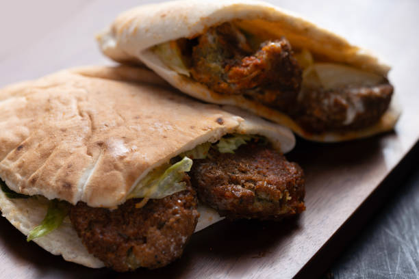 istock traditional pita falafel sandwich 2192420257