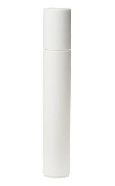 istock Tall white plastic container for cosmetics, cream tube on isolated background 2192429757