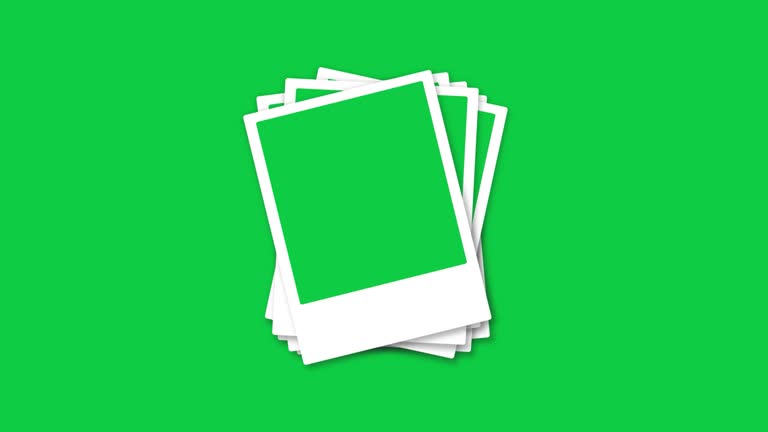 camera photo frames animation