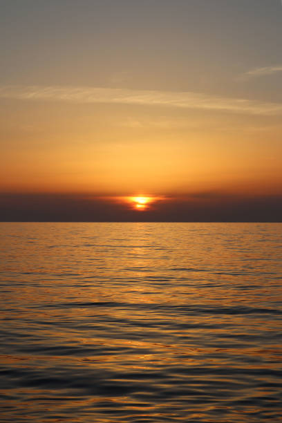 istock Seascape, Sunset over the sea 2192433049