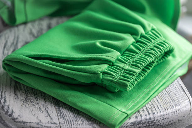 istock cotton shorts home clothes green color 2192434411
