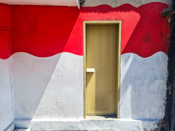 istock House painted with Indonesian Flag 2192436939