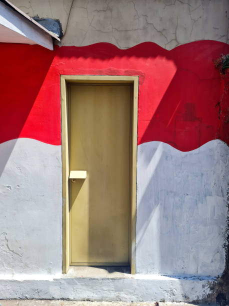 istock House painted with Indonesian Flag 2192436944
