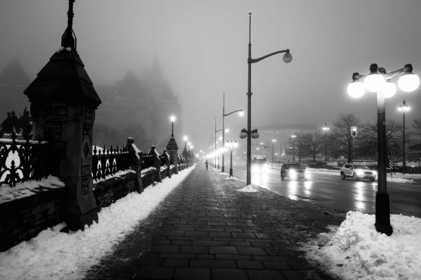 istock Parliament Hill in Ottawa - Fog 2192442804