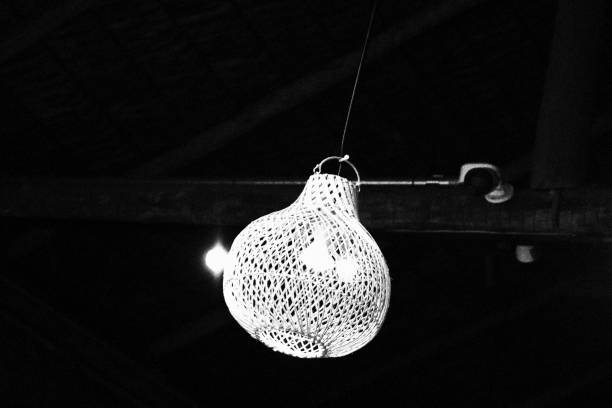 istock Pendant Chandelier. Monochromatic Black and White Tones 2192443203