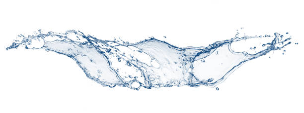 istock 3D illustration of abstract flowing blue waves and splashes 2192445692
