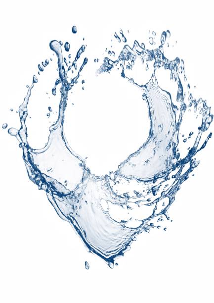istock 3D illustration of abstract flowing blue waves and splashes 2192445695