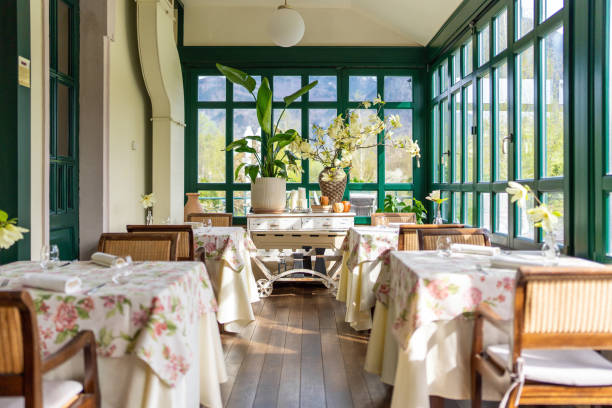 istock Vintage Boutique Hotel Terrace Dining Space 2192449304