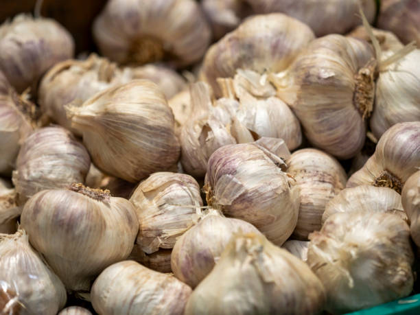 istock Sundried garlic at market 2192450171