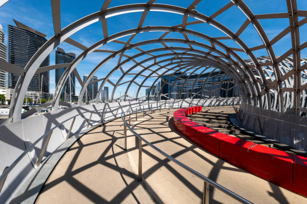 istock Webb Bridge in Docklands, Melbourne, Victoria, Australia 2192450306