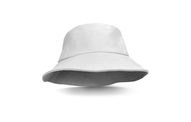 istock White bucket hat isolated on white background. 2192459612