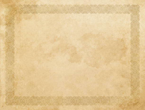 istock Bad condition paper texture and vintage border. 2192459669
