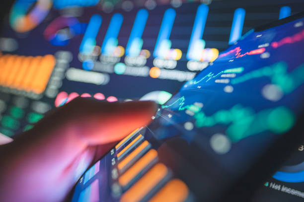 istock Hand interactive digital dashboard charts and metrics. focus on real-time insights importance of data visualization in machine learning and AI-based 2026 2192460763