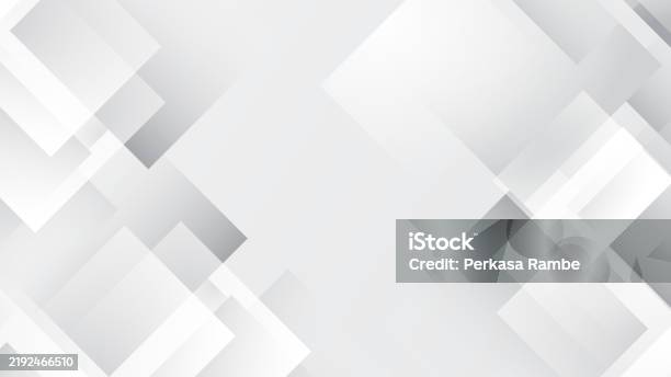 Abstract White Background With Squares Pattern White Geometric ...