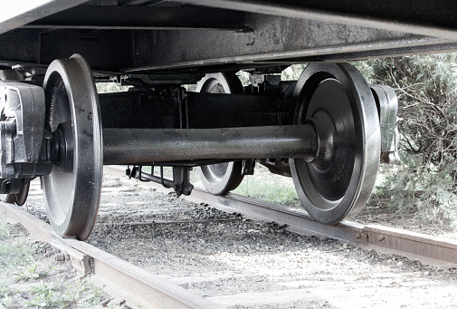 Not Wheel Train A Train With Its Wheels Visible Stock Photo - Download Image Now ...