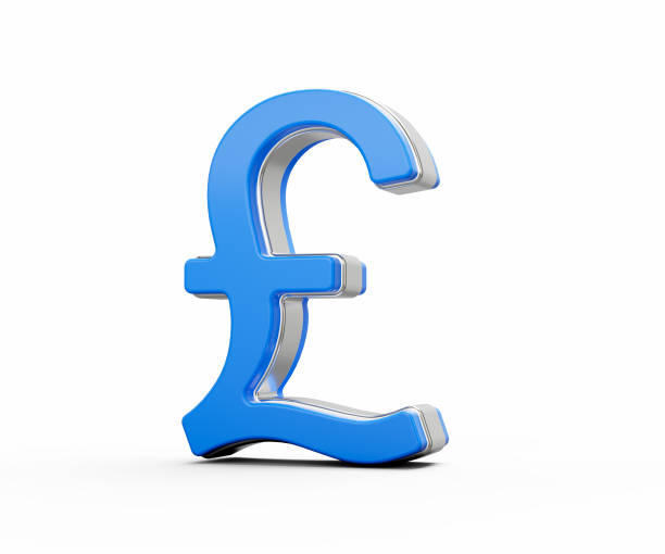 istock Vibrant Blue British Pound Currency Symbol Gleams With Sleek Modern Design 3D Illustration 2192468287