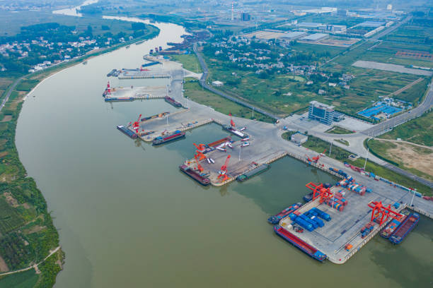 istock China's inland freight port, Zhoukou Port 2192472071