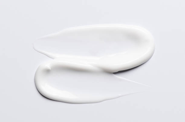 istock A sample of a white moisturizing cosmetic cream for the body or face 2192473253
