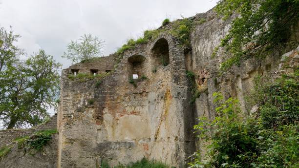 istock Historic Ruins of an Ancient Stone Structure Surrounded by Nature 2192481113