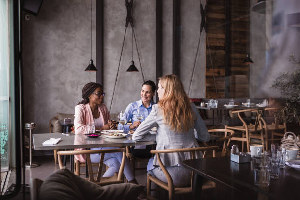 istock Business Meeting in Modern Cafe 2192484958