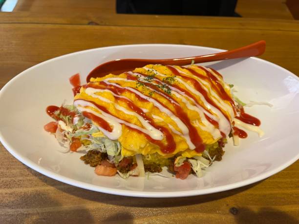 istock Taco rice with egg for lunch in Okinawa 2192487552