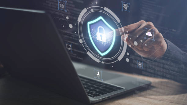 istock Cyber Safety and Digital Protection. Securing Information and Privacy laptops, passwords, and technology to safeguard against hackers and ensure online security. 2192489864