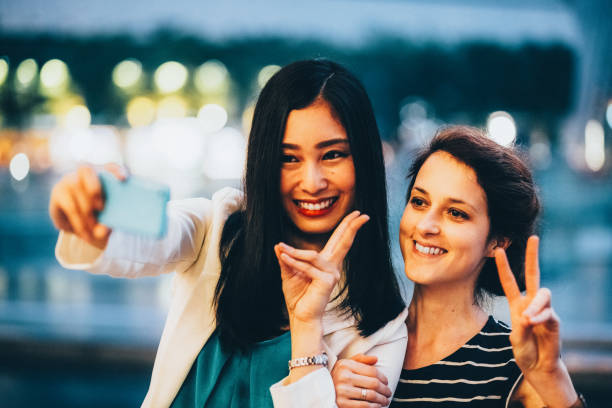 istock Friends taking selfie at the street 2192491596