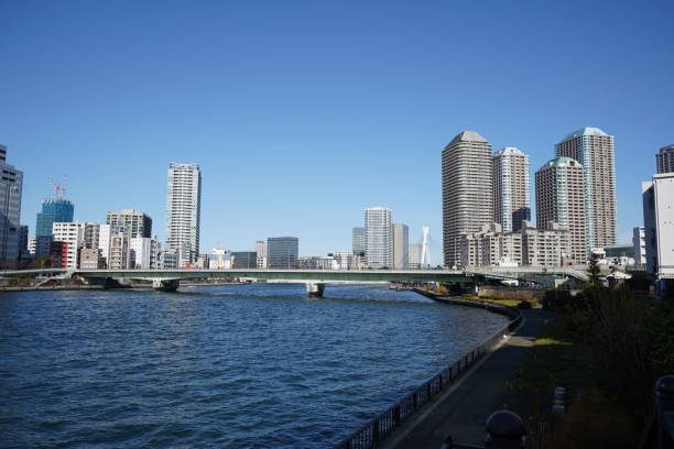 istock Tokyo building by the River. 2192492547