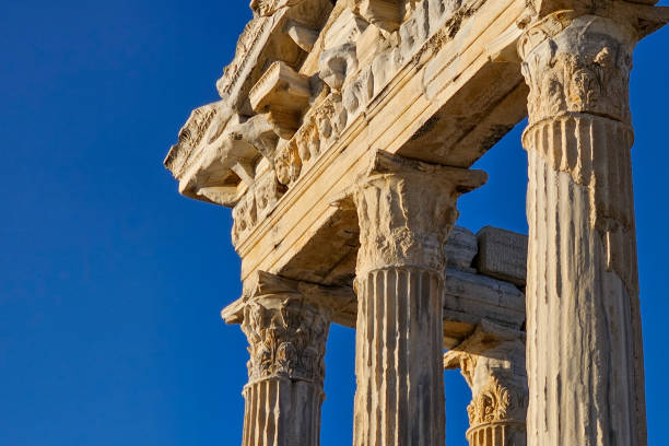 istock Facade of the Apollo temple in Side, Turkey 2192495310