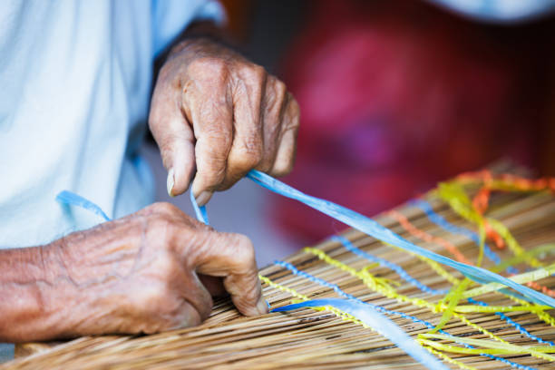 istock Old Man’s Hand Crafting a Traditional 