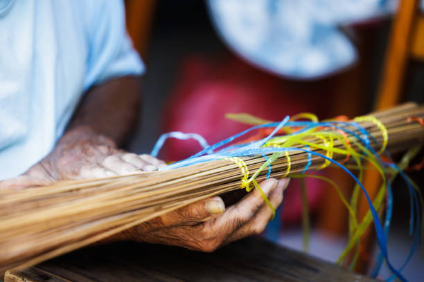 istock Old Man’s Hand Crafting a Traditional 