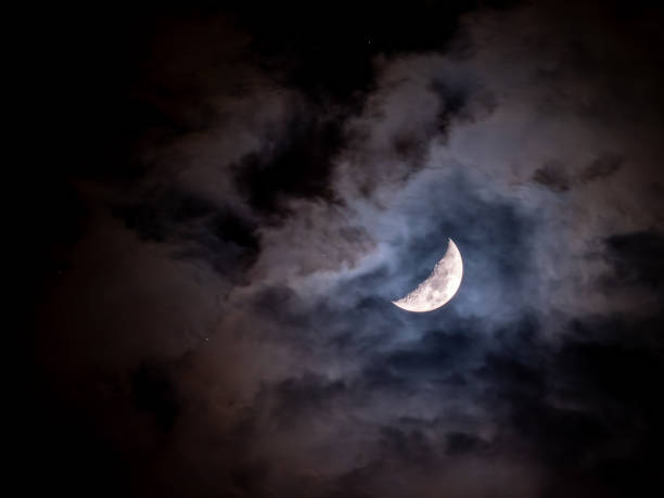 istock Mystical Crescent Moon in the Night Sky 2192507720
